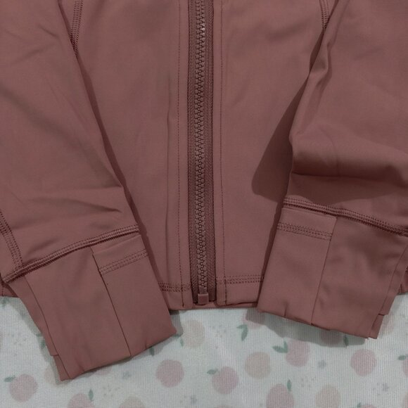 Lululemon Hooded Soft Pink Yoga Zip-Up Jacket - Picture 4 of 7